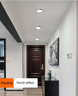 Ultra-thin downlight led recessed thin section 5W 7W 9W 12W 2021 new home decoration living room kitchen ceiling lamp spotlight