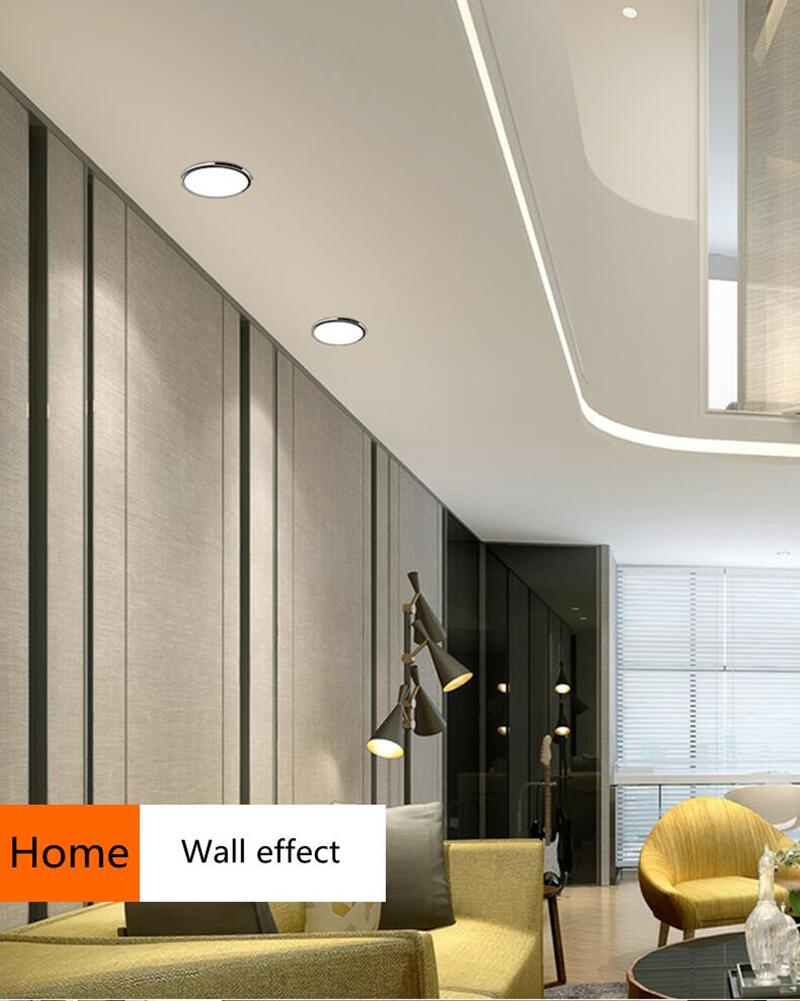 Ultra-thin downlight led recessed thin section 5W 7W 9W 12W 2021 new home decoration living room kitchen ceiling lamp spotlight