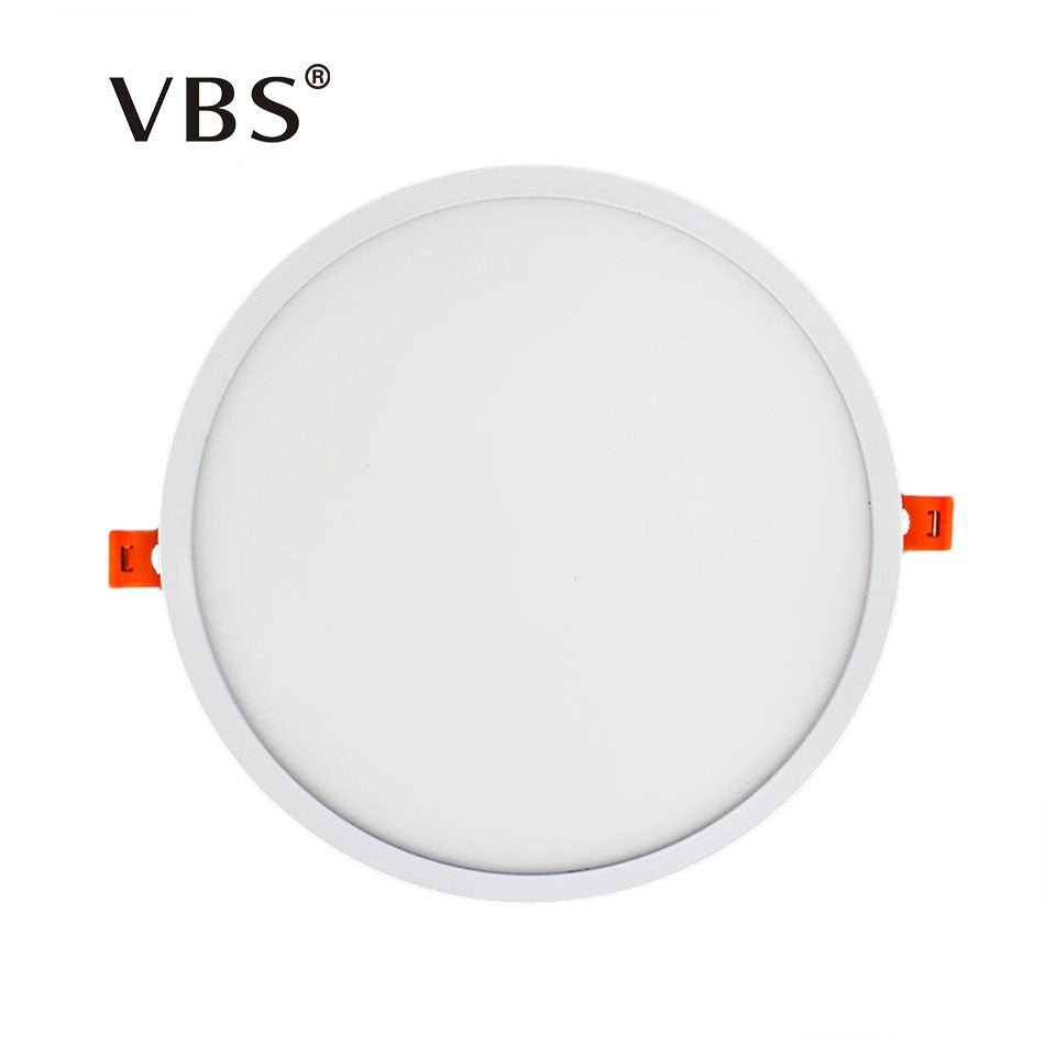Narrow Frame Led Panel Light 6w 12w 18w 24w Round Square Ultra Thin Led downlight Cold White Warm White Indoor Lighting