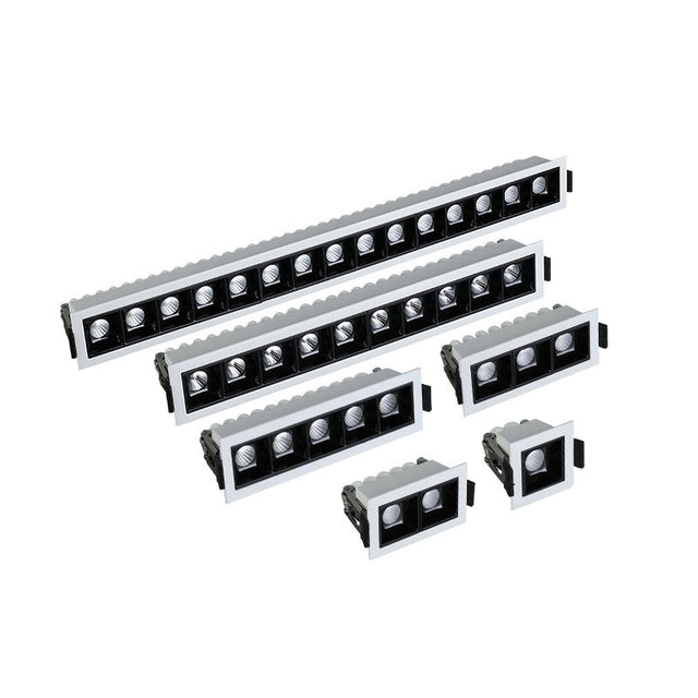 Square Recessed Dimmable LED Downlights 2W 4W 6W 10W 20W 30W COB LED Ceiling Lamp AC110V~220V LED Wall Spot Lights Indoor Lighting