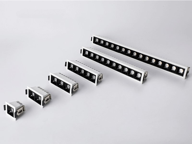 Square Recessed Dimmable LED Downlights 2W 4W 6W 10W 20W 30W COB LED Ceiling Lamp AC110V~220V LED Wall Spot Lights Indoor Lighting