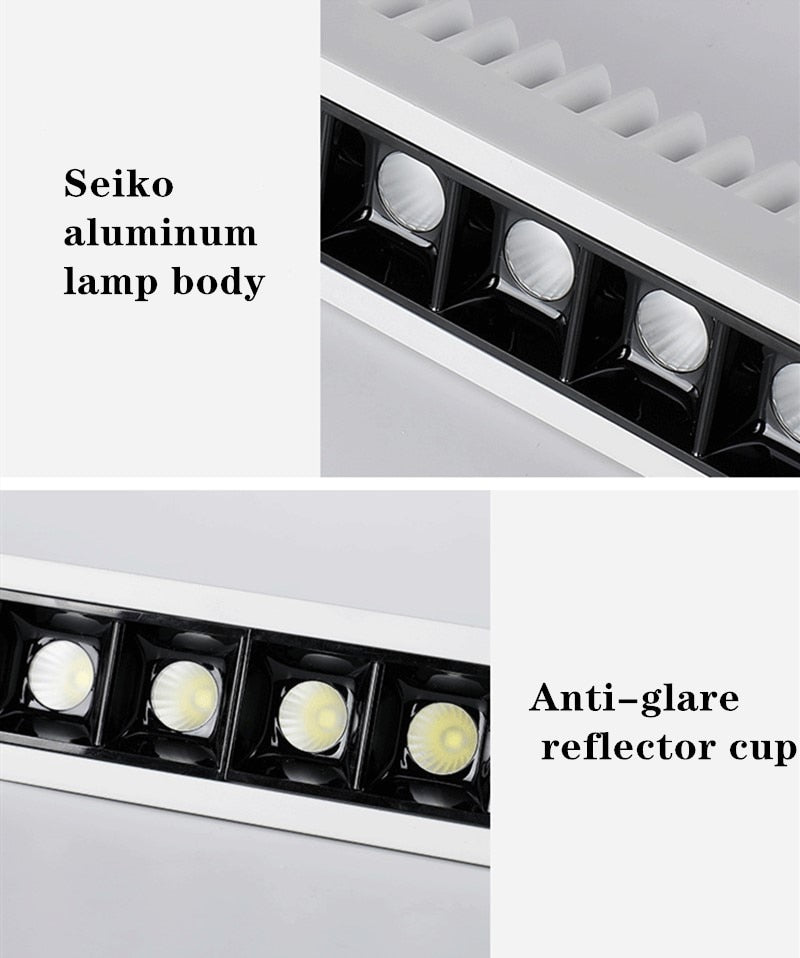 Square Recessed Dimmable LED Downlights 2W 4W 6W 10W 20W 30W COB LED Ceiling Lamp AC110V~220V LED Wall Spot Lights Indoor Lighting