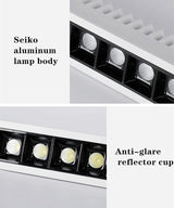 Square Recessed Dimmable LED Downlights 2W 4W 6W 10W 20W 30W COB LED Ceiling Lamp AC110V~220V LED Wall Spot Lights Indoor Lighting