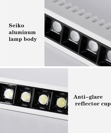 Square Recessed Dimmable LED Downlights 2W 4W 6W 10W 20W 30W COB LED Ceiling Lamp AC110V~220V LED Wall Spot Lights Indoor Lighting