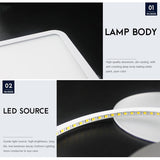 Narrow Frame Led Panel Light 6w 12w 18w 24w Round Square Ultra Thin Led downlight Cold White Warm White Indoor Lighting