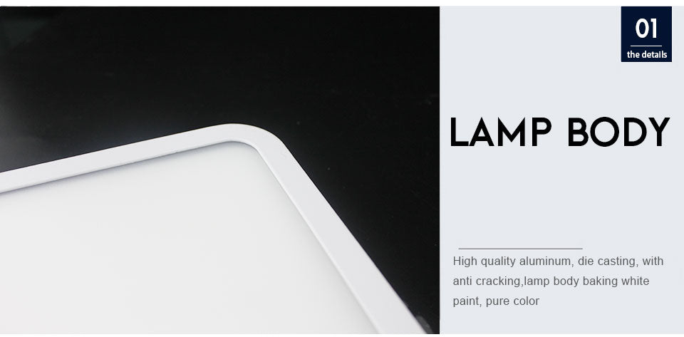 Narrow Frame Led Panel Light 6w 12w 18w 24w Round Square Ultra Thin Led downlight Cold White Warm White Indoor Lighting