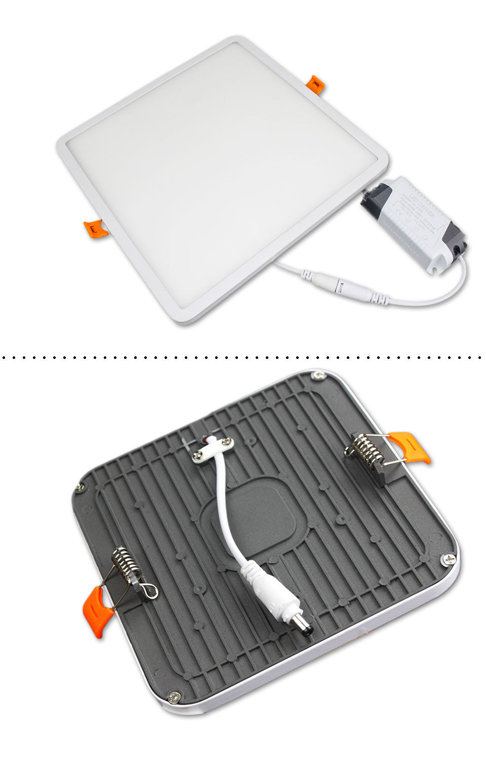 Narrow Frame Led Panel Light 6w 12w 18w 24w Round Square Ultra Thin Led downlight Cold White Warm White Indoor Lighting