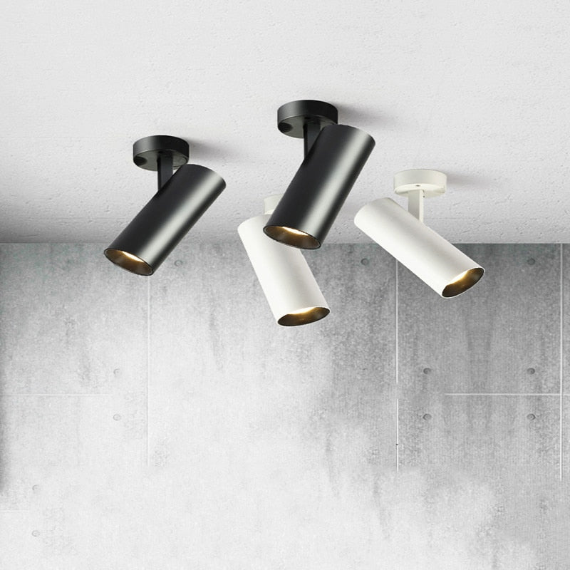 Surface Mounted LED Downlights Foldable 360° Rotatable COB LED Ceiling Spot lights 12W 15W 20W LED Lamps Background Wall Lighting