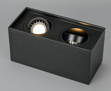 Surface Mounted Ceiling Downlight with 2X5W 2X7W 2X10W  GU10 Bulb Replaceable LED Spot Light AC85-265V Warm/Natural/Cold White