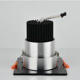 Recessed Square Dimmable LED Downlights 7W 9W 12W 15W 18W COB LED Ceiling Lamp Warm/Cold White LED Spot Lights Indoor Lighting