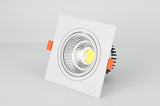 Recessed Square Dimmable LED Downlights 7W 9W 12W 15W 18W COB LED Ceiling Lamp Warm/Cold White LED Spot Lights Indoor Lighting