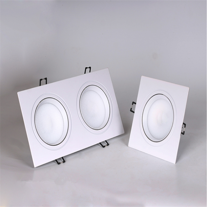 Dimmable Square LED COB Spotlights Ceiling lamp AC85-265V 5W 7W 10W 14W 20W recessed Downlights LED Panel light indoor lighting