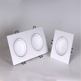Dimmable Square LED COB Spotlights Ceiling lamp AC85-265V 5W 7W 10W 14W 20W recessed Downlights LED Panel light indoor lighting