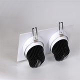 Dimmable Square LED COB Spotlights Ceiling lamp AC85-265V 5W 7W 10W 14W 20W recessed Downlights LED Panel light indoor lighting