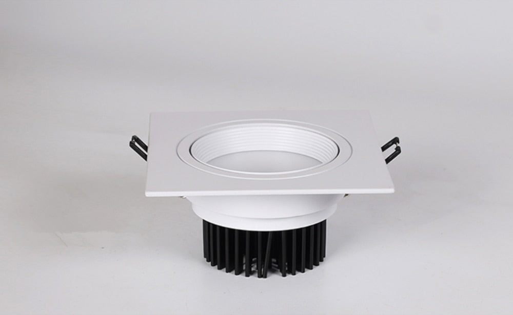 Dimmable Square LED COB Spotlights Ceiling lamp AC85-265V 5W 7W 10W 14W 20W recessed Downlights LED Panel light indoor lighting