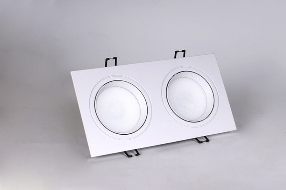 Dimmable Square LED COB Spotlights Ceiling lamp AC85-265V 5W 7W 10W 14W 20W recessed Downlights LED Panel light indoor lighting