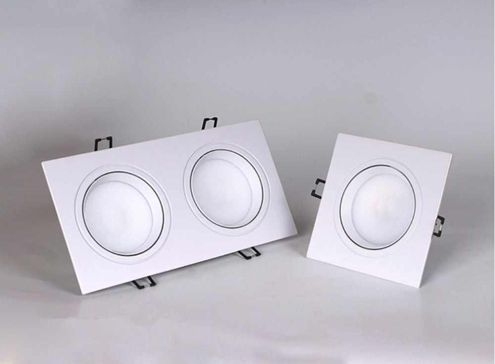 Dimmable Square LED COB Spotlights Ceiling lamp AC85-265V 5W 7W 10W 14W 20W recessed Downlights LED Panel light indoor lighting