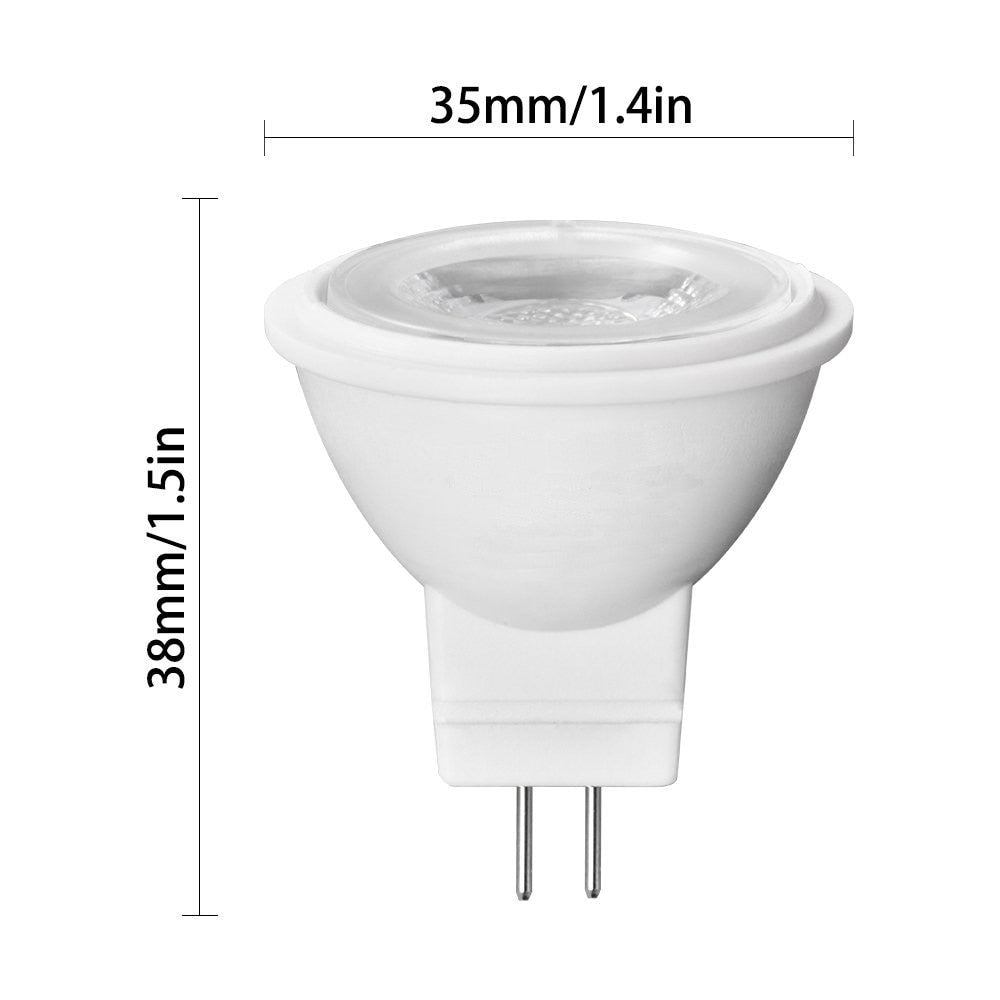 LED Lamp 5PCS MR11 2W 3LEDs Super Bright Mini LED SpotLight Downlight 12V 2835 SMD GU4 LED Bulb Lampada Replace Halogen Light