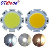 LED COB Chip 28mm 10-100pcs Square Round Lighting Source 3W 5W 7W 10W 12W for Spotlight Downlight Tube Light Ceiling Lamp 300ma