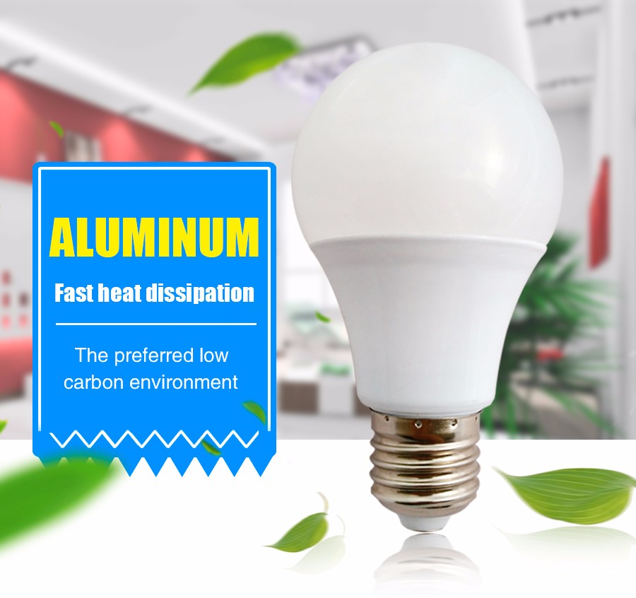 LED lights E27/B22 110v/220v 6pcs/tos aluminum base downlight 6w 9w 12w 15w 18w 21w cold and warm white replacement bulb