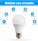 LED lights E27/B22 110v/220v 6pcs/tos aluminum base downlight 6w 9w 12w 15w 18w 21w cold and warm white replacement bulb