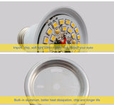 LED lights E27/B22 110v/220v 6pcs/tos aluminum base downlight 6w 9w 12w 15w 18w 21w cold and warm white replacement bulb