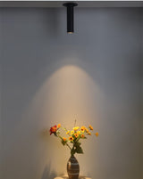 Modern Recessed LED Ceiling Light Long Pipe Tube Angle Adjustable Downlight For Living Room Bedroom Office Spot Lighting Fixture