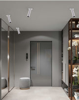 Modern Recessed LED Ceiling Light Long Pipe Tube Angle Adjustable Downlight For Living Room Bedroom Office Spot Lighting Fixture