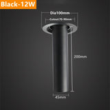 Modern Recessed LED Ceiling Light Long Pipe Tube Angle Adjustable Downlight For Living Room Bedroom Office Spot Lighting Fixture