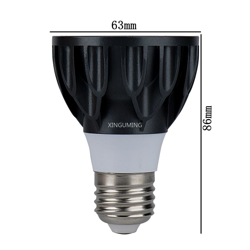 PAR20 E27 16W LED Spotlight Bulb COB Reflective Bulb 360 Degree Floodlight Ceiling Spotlight Downlight