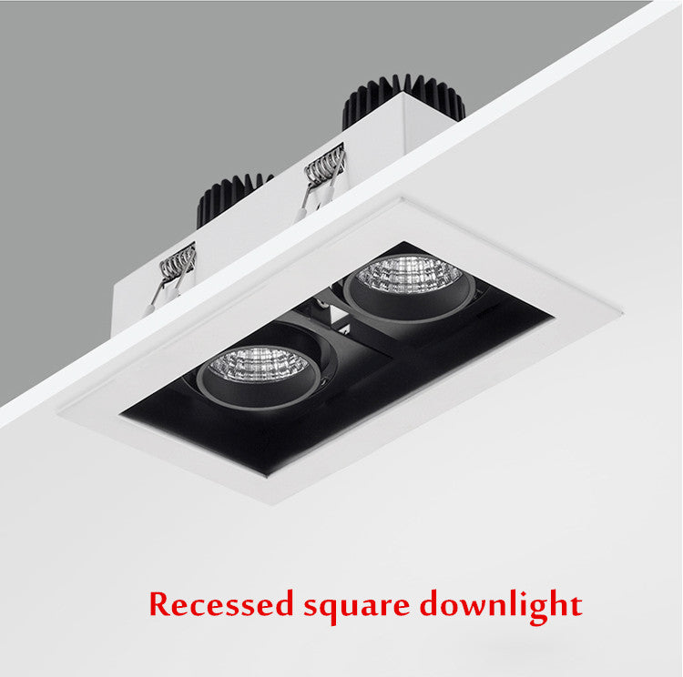 Square Dimmable Led Downlight Light Ceiling Spot Light 10W 20W 30W AC85-265V Ceiling Recessed Lights Indoor Lighting