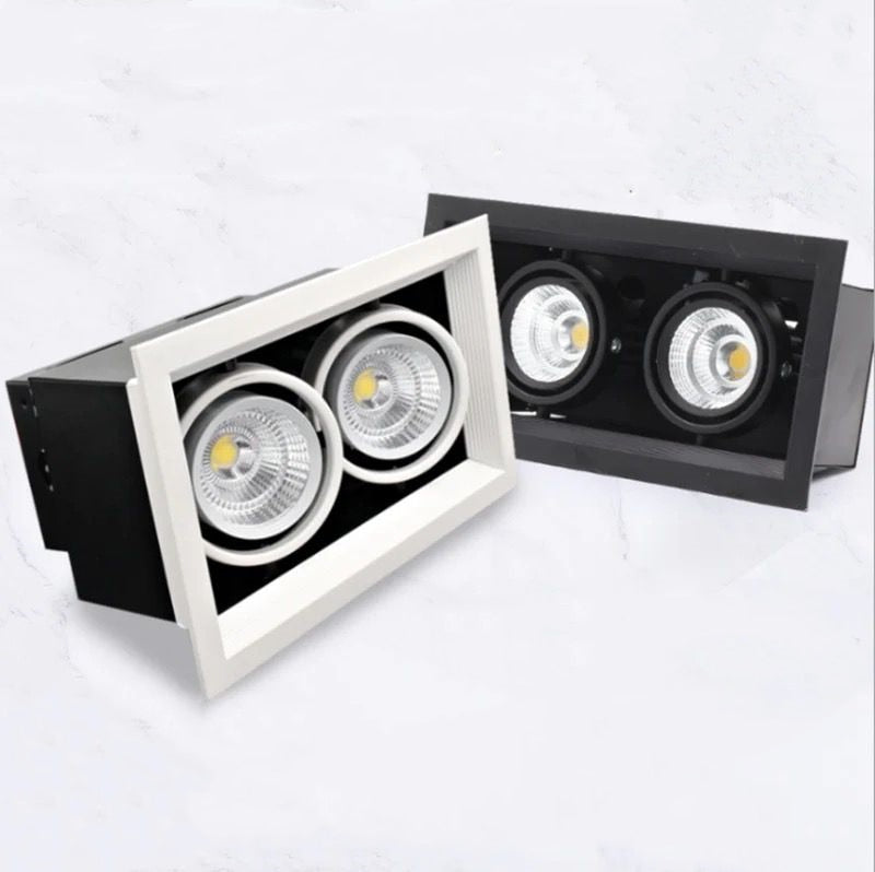 Double Dimmable Led downlight Spot Light 10w 20W 30W ac85-240V ceiling recessed Lights Indoor Lighting