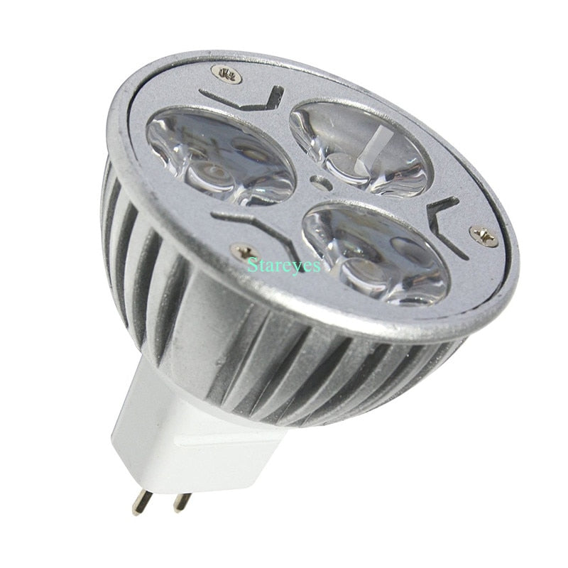 8 pcs Dimmable MR16 4W 3W AC&DC12V LED Spotlight lamp Downlight Bulb LED lamp LED Droplight Lighting LED light spot light