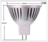 8 pcs Dimmable MR16 4W 3W AC&DC12V LED Spotlight lamp Downlight Bulb LED lamp LED Droplight Lighting LED light spot light