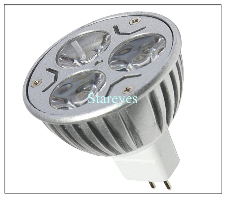 8 pcs Dimmable MR16 4W 3W AC&DC12V LED Spotlight lamp Downlight Bulb LED lamp LED Droplight Lighting LED light spot light