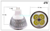 8 pcs Dimmable MR16 4W 3W AC&DC12V LED Spotlight lamp Downlight Bulb LED lamp LED Droplight Lighting LED light spot light