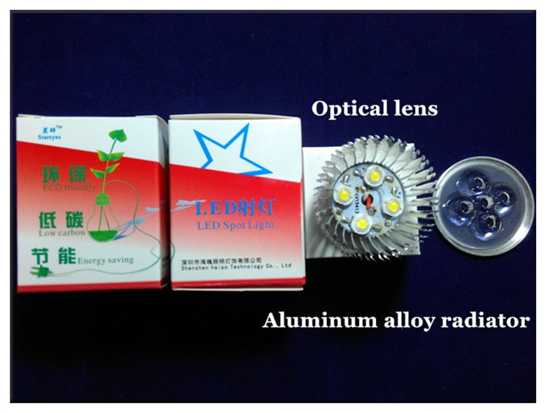 8 pcs Dimmable MR16 4W 3W AC&DC12V LED Spotlight lamp Downlight Bulb LED lamp LED Droplight Lighting LED light spot light