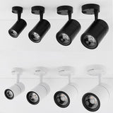 Dimmable Surface Mounted Anti Glare LED Downlights 7w 12w 20w 30w Epistar Chip COB Ceiling Spot Lights AC85~265V Background Lamp