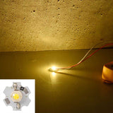 LED Chip 1W High Power 5pcs/lot LED Light Bead Al Board 20mm For Downlight Spotlight White Blue Green Red Purple Yellow DC 5V