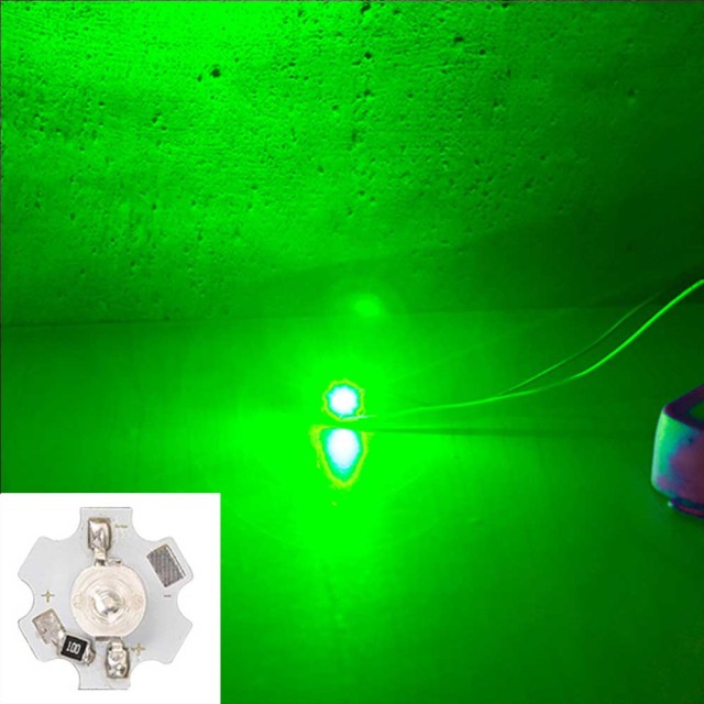 LED Chip 1W High Power 5pcs/lot LED Light Bead Al Board 20mm For Downlight Spotlight White Blue Green Red Purple Yellow DC 5V