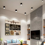 High quality Surface Mounted Dimmable Downlights 5W 7W 9W 12W 15W 18W LED Ceiling lamp COB Ceiling Spot lights ac85-265V LED light