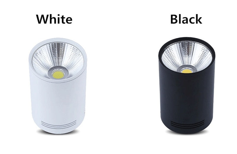 High quality Surface Mounted Dimmable Downlights 5W 7W 9W 12W 15W 18W LED Ceiling lamp COB Ceiling Spot lights ac85-265V LED light