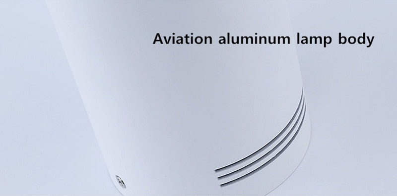 High quality Surface Mounted Dimmable Downlights 5W 7W 9W 12W 15W 18W LED Ceiling lamp COB Ceiling Spot lights ac85-265V LED light