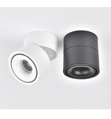 Dimmable folding surface mounted spotlight led living room ceiling ceiling downlight cob adjustable angle clothing store 10W 15W