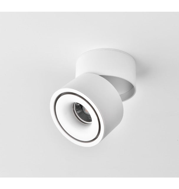 Dimmable folding surface mounted spotlight led living room ceiling ceiling downlight cob adjustable angle clothing store 10W 15W