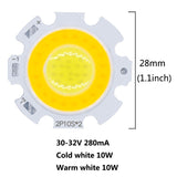 Two-color bulb Round 6W/10W/14W/20W/30W 10pcs Double bulbs LED COB Light lamp LED Bulb Chip SpotLight DownLight Diode Lamps