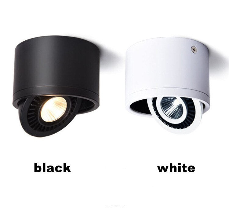 ACETIDE Dimmable Surface Mounted LED COB Downlight 5W/7W/9W/12W LED Lamp AC85V-265V Ceiling Spot Light with LED Driver