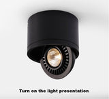 ACETIDE Dimmable Surface Mounted LED COB Downlight 5W/7W/9W/12W LED Lamp AC85V-265V Ceiling Spot Light with LED Driver