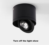 ACETIDE Dimmable Surface Mounted LED COB Downlight 5W/7W/9W/12W LED Lamp AC85V-265V Ceiling Spot Light with LED Driver