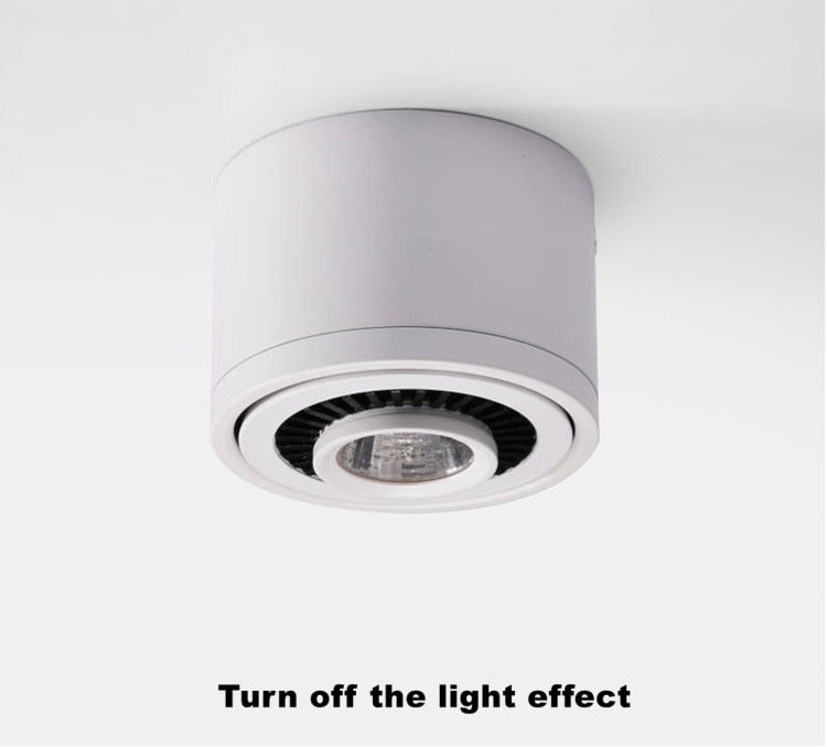 ACETIDE Dimmable Surface Mounted LED COB Downlight 5W/7W/9W/12W LED Lamp AC85V-265V Ceiling Spot Light with LED Driver